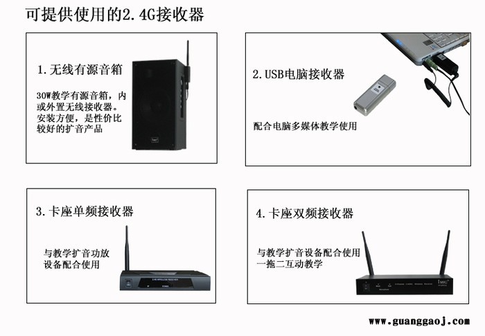 iMIC蓝牙无线教学麦克风、2.4G笔形无线话筒图2