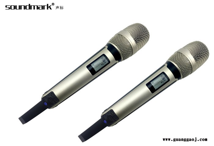 soundmark/声标无线话筒S现货 一拖二无线麦克风 限时订购KTV专用无线麦克风 专业话筒图2