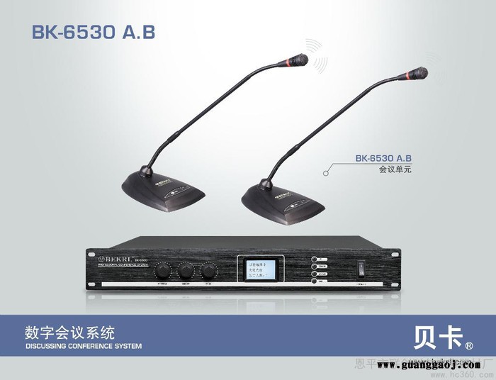 BEKRL 贝卡BK-6530手拉手会议系统会议系统 专业无线话筒 专业无线麦克风图2