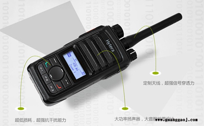 原装HYT海能达PD560数字集群对讲机 大功率民用专业手持式手台DMR图2