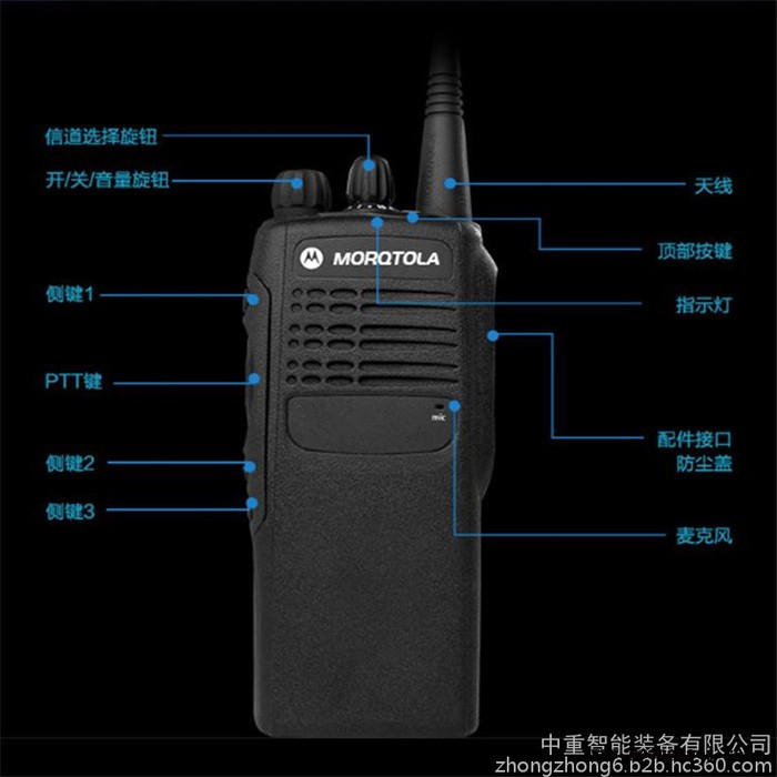 量大从优摩托罗拉对讲机 设计合理摩托罗拉对讲机 GP338D+摩托罗拉对讲机图2