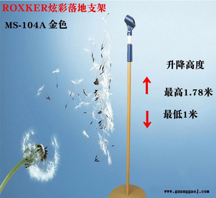 炫彩KTV舞台麦克风支架有线无话筒支架电容麦支架落地支架立麦架图2