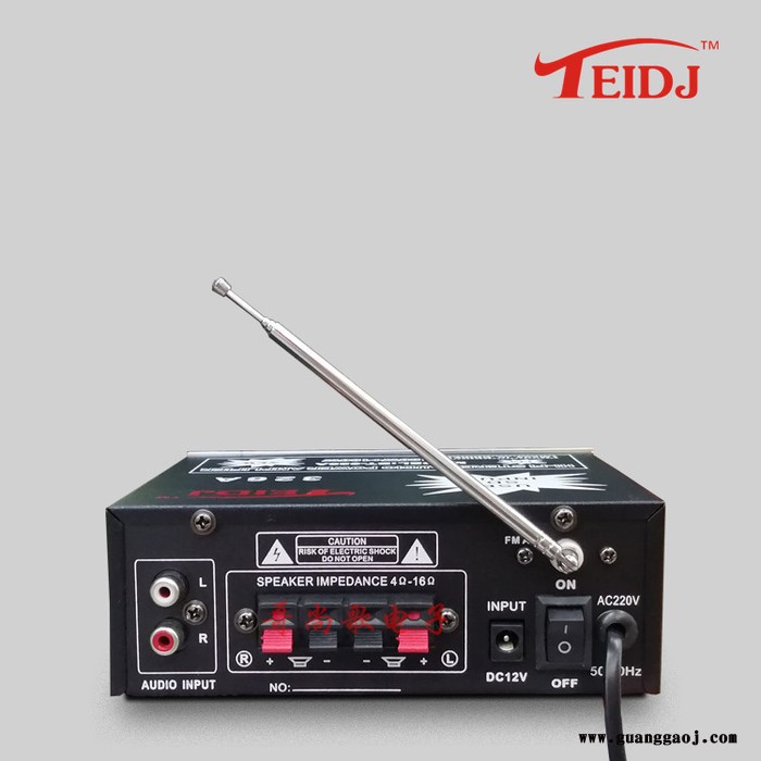 TEIDJ厂家供应YG-326A迷你家用车载舞台交直流两用可插U盘播放MP3功放机图5