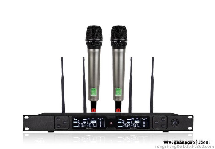 SIMDAWE/声达威 UF-878   UHF真分集舞台演出一拖二无线麦克风图3