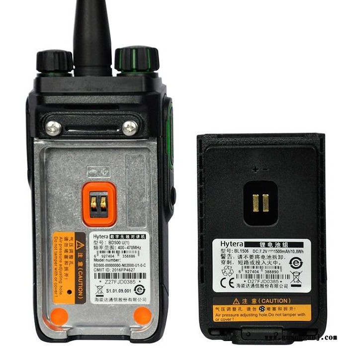 海能达（Hytera） BD500 数字对讲机 大功率商用民用对讲手台TC-610/610S BD500数字对讲机图4