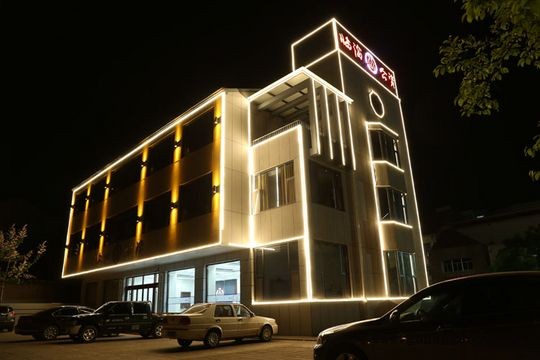 山东楼体亮化工程、淄博亮化设计、LED楼体亮化施工