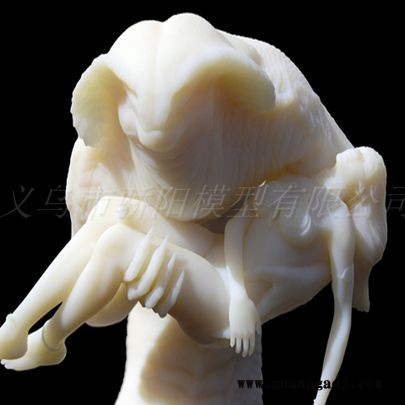 卡通手板模型3d打印激光成型，设计打印一条龙，可上色开模