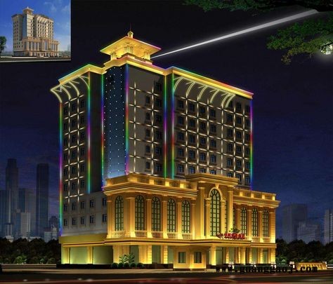 如何设计出的楼体LED亮化工程效果图