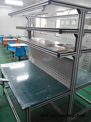 济南工业铝合金设备架子展架工作台设计加工