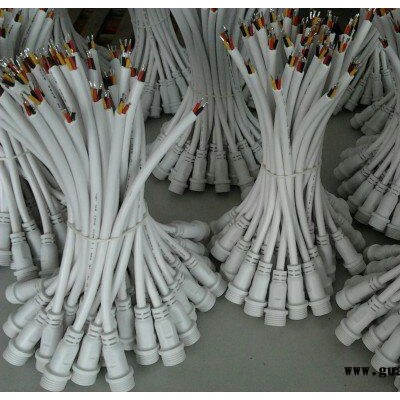 LED城市亮化工程灯具公母插头，公母连接线
