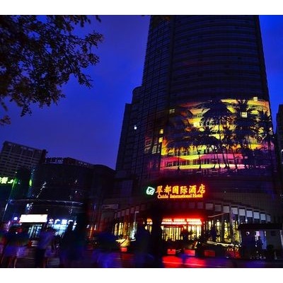 Z工程投影机_建筑裸眼3D投影_亮化投影