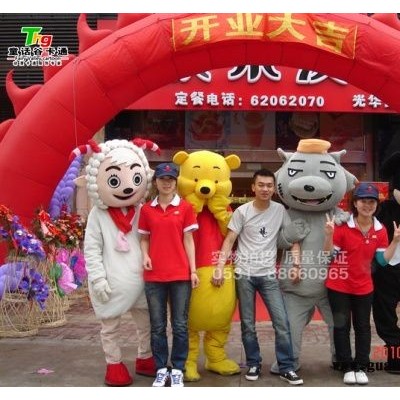 各种卡通形象人偶服装、参加商业活动的卡通人偶