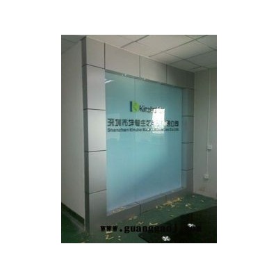 深圳宝安公司前台背景墙形象墙设计制作安装