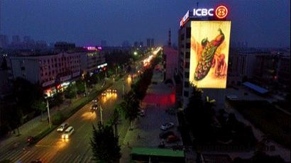 X深圳景观亮化工程投影_高清夜景亮化全息互动投影