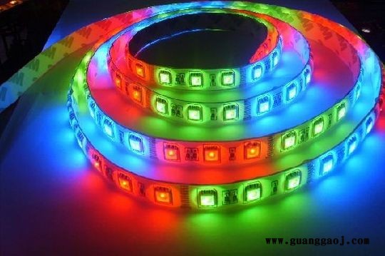 工程亮化照明LED软灯条 单色跑马追光LED软灯带 LED5050幻彩软灯条