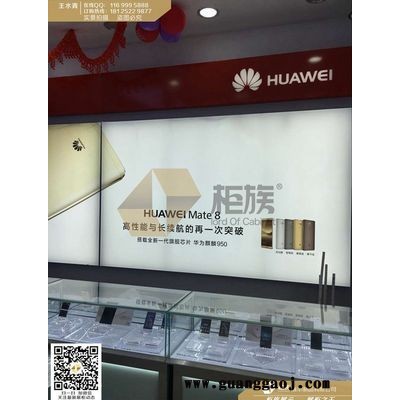 2016华为新款形象墙_华为专区灯箱设计