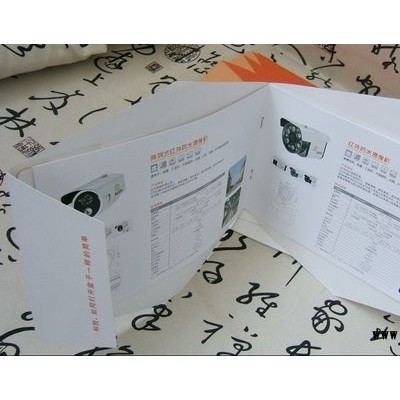 深圳安防产品画册，安防摄像机目录，安防监控彩页设计