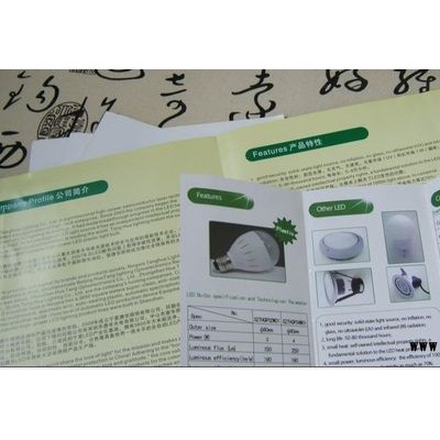 深圳博力智光电LED照明品牌展会形象画册设计