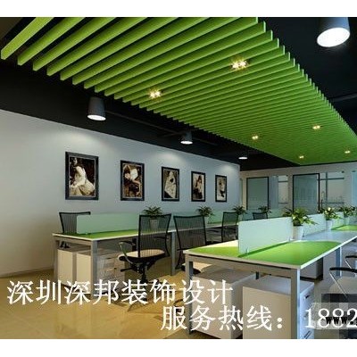 宝安写字楼装修 办公室设计 办公室隔墙 展厅装饰设计