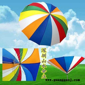 宝安山水雨伞厂长期订做新东方培训学校高尔夫促销礼品伞广告太阳伞