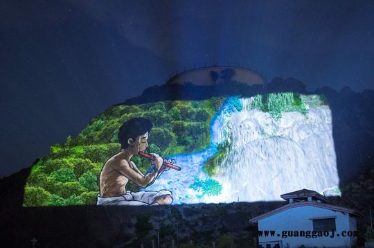 大功率景区亮化c山体亮化广告投影机
