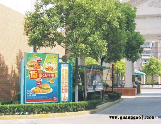 亚瀚传媒广告发布上海小区灯箱广告