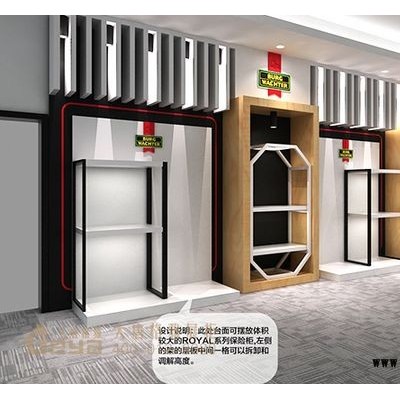 企业木制烤漆柜台-烤漆展柜制作厂家