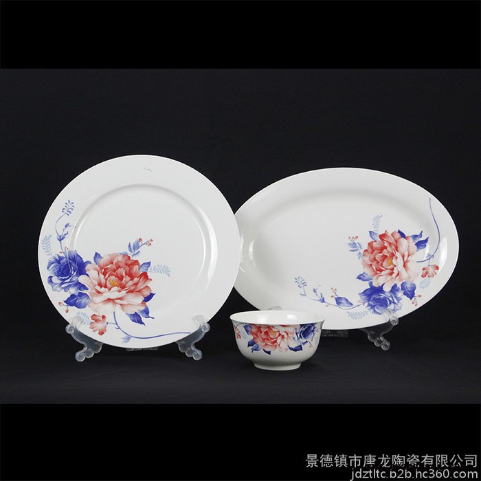 唐龙陶瓷 员工福利礼品餐具 定做年会礼品 企业福利礼品餐具定制图2