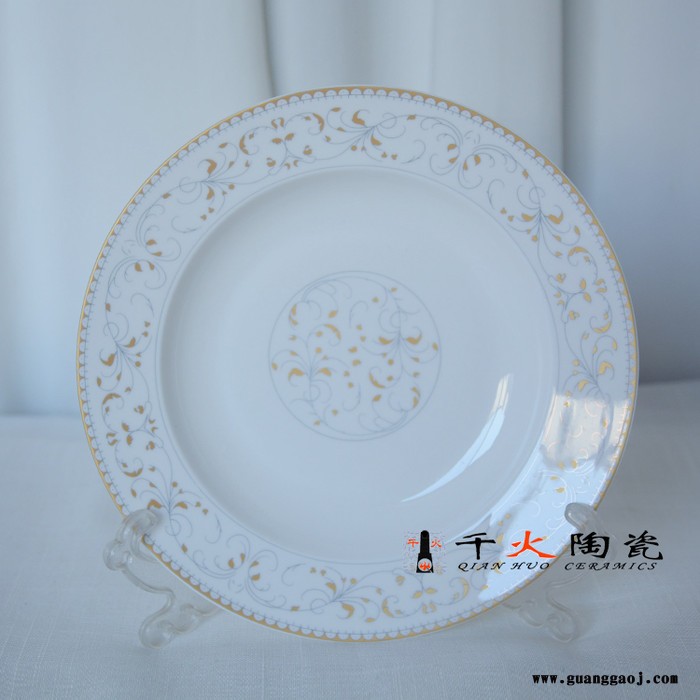 员工福利礼品餐具定制 景德镇餐具厂家 定制金边欧式餐具图3