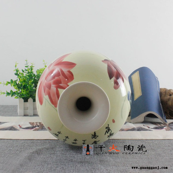 千火陶瓷 花瓶定制  陶瓷礼品定制厂家 礼品瓷定制图4