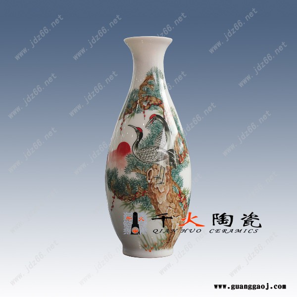 千火陶瓷 校庆送母校景德镇陶瓷花瓶订制厂家 校庆礼品瓷图4