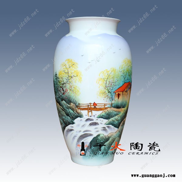 千火陶瓷 陶瓷礼品花瓶 企业礼品瓷专业定制图5
