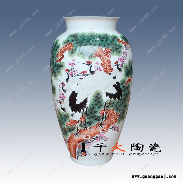 千火陶瓷 陶瓷礼品花瓶 企业礼品瓷专业定制图7