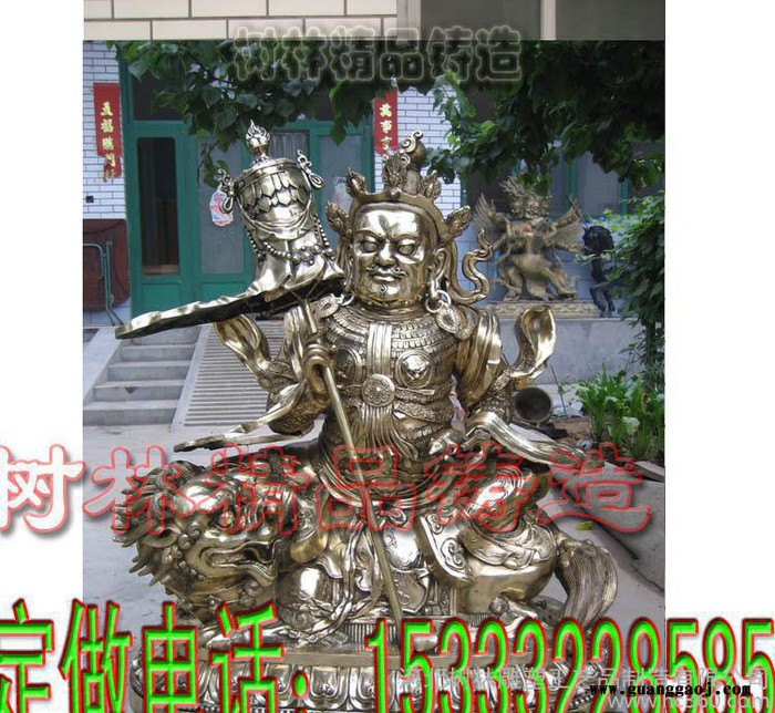 千手观音纯铜雕像铸铜工艺品摆件  金属开业家居创意礼品图3