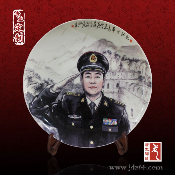 纪念礼品瓷盘定制价格 景德镇纪念礼品厂家图4
