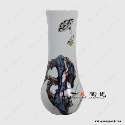 千火陶瓷陶瓷礼品定制 礼品花瓶订制 老人寿诞礼品花瓶定做 礼品花瓶定制
