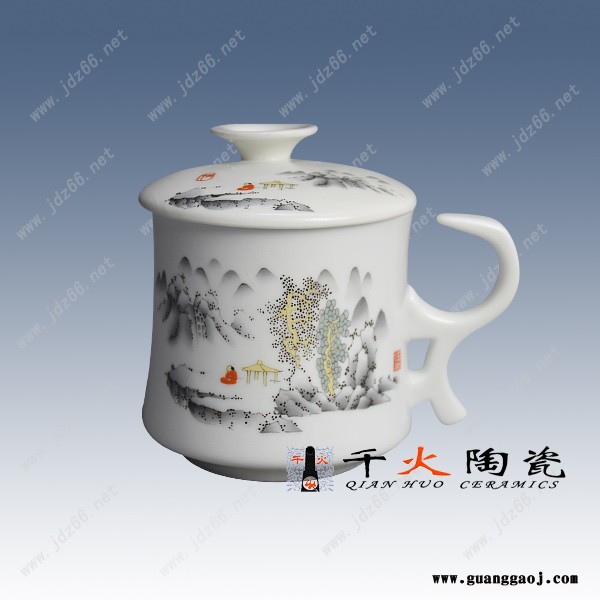 陶瓷水杯厂家 陶瓷纪念品定做  景德镇陶瓷礼品定制厂家图6