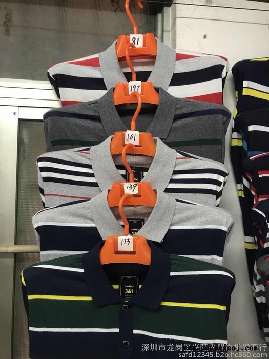 深圳金运长袖t恤运动服装厂家现货批发承接定做T恤衫广告衫图3