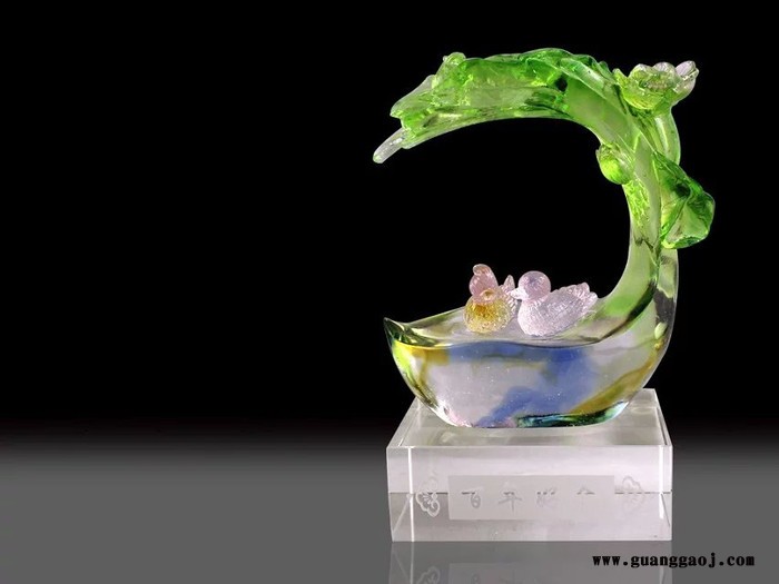 平安富贵花瓶婚宴礼品琉璃花瓶各种款式缘定今生结婚纪念品百财如意礼品定制图1