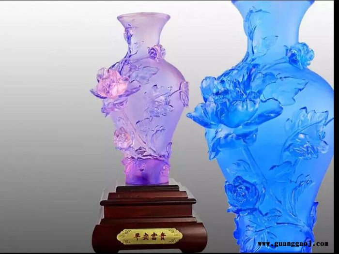 平安富贵花瓶婚宴礼品琉璃花瓶各种款式缘定今生结婚纪念品百财如意礼品定制图4