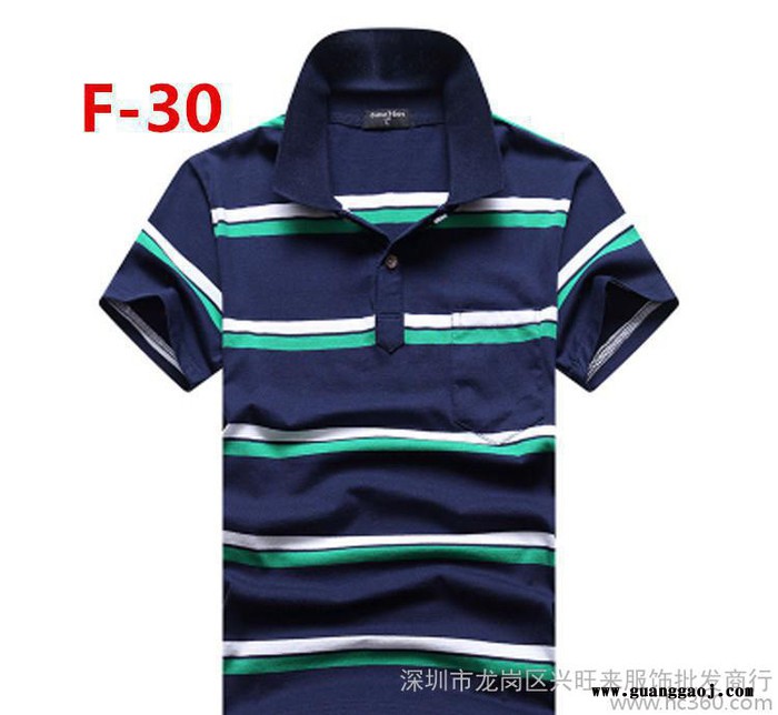 外贸服装尾货批发Ｔ恤男式t恤中年男大码Ｔ恤广告衫纯棉t恤批发 外贸Ｔ恤图4