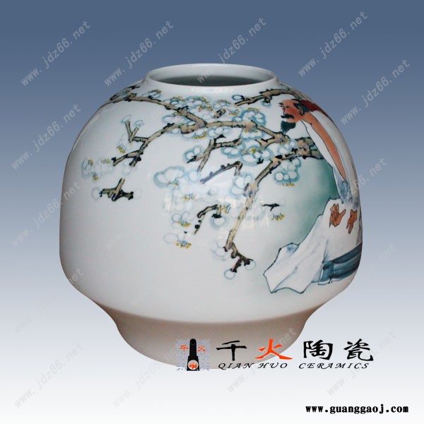 陶瓷礼品定制 定做陶瓷  陶瓷花瓶订做印logo 定制陶瓷图2