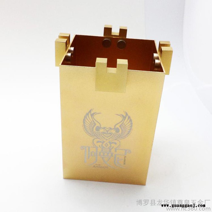 供应笔筒 方筒形**金属烟灰缸 多功能创意广告礼品 创意时尚礼物大号烟缸图2