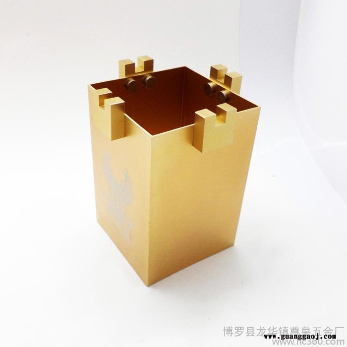 供应笔筒 方筒形**金属烟灰缸 多功能创意广告礼品 创意时尚礼物大号烟缸图1