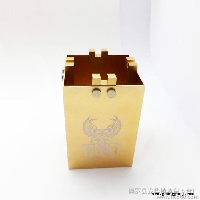 供应笔筒 方筒形**金属烟灰缸 多功能创意广告礼品 创意时尚礼物大号烟缸图3