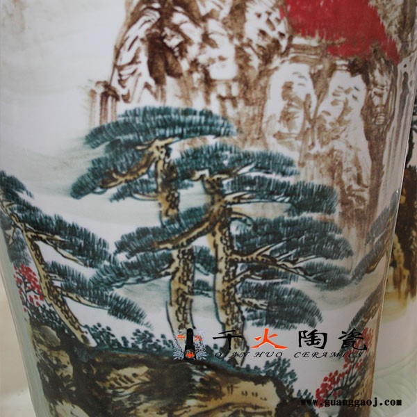 鸿运当头1.4米陶瓷大花瓶 乔迁新房送陶瓷大花瓶图4