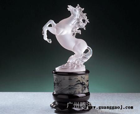 广州生肖马纪念礼品商务往来礼品定制，生肖马旋转礼品，马到成功办公摆件礼品 生肖马摆件礼品图6