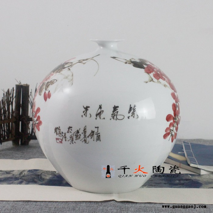 礼品瓷花瓶 景德镇陶瓷礼品专业定制图4
