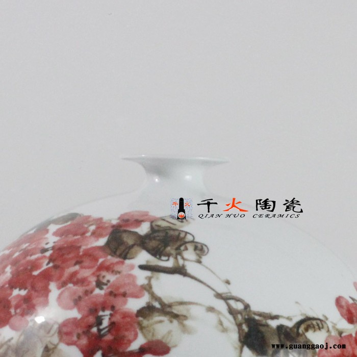 礼品瓷花瓶 景德镇陶瓷礼品专业定制图3