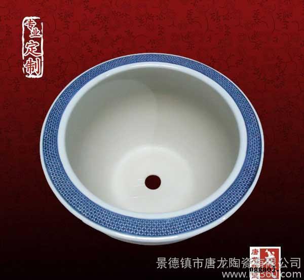 定制陶瓷大缸，陶瓷风水缸，中秋节礼品大缸图3
